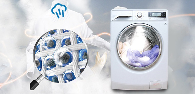Công nghệ giặt hơi nước cho hiệu quả làm sạch, diệt khuẩn vô cùng tốt