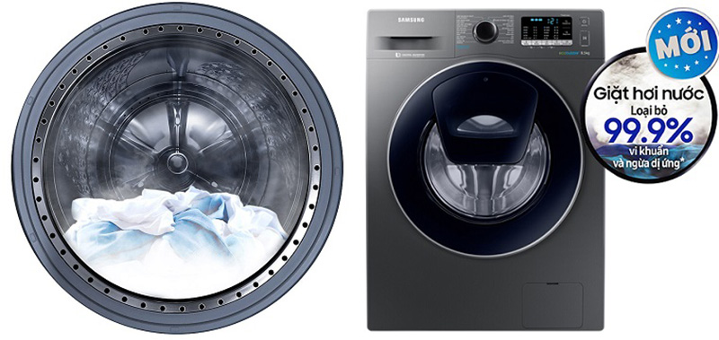 Máy giặt hơi nước thương hiệu Samsung