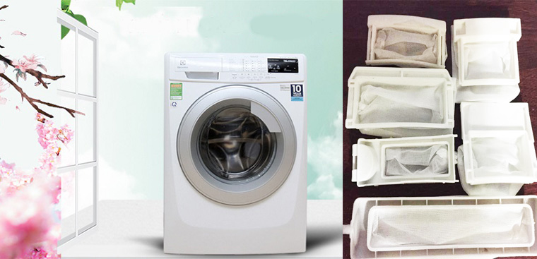 Túi lọc xơ vải máy giặt được sử dụng phổ biến